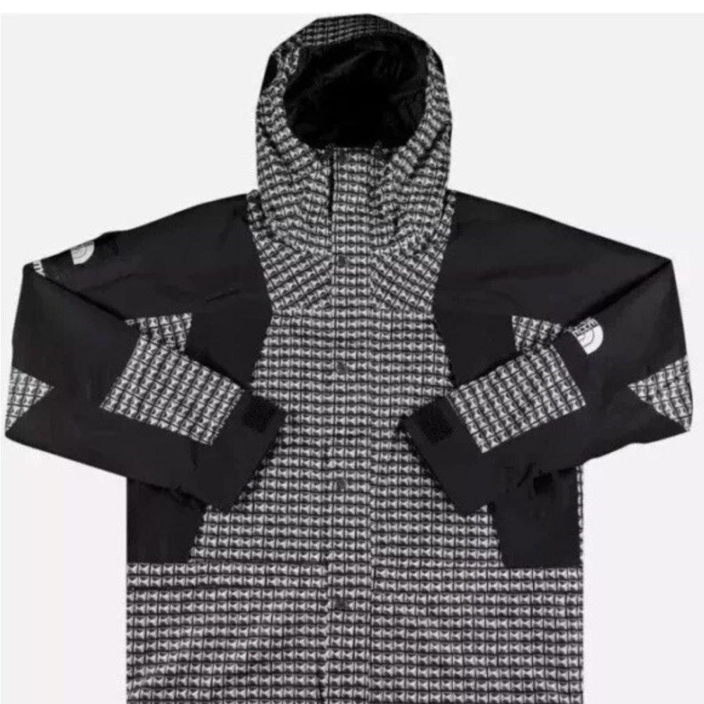 Men's Black and Gray Hooded Jacket